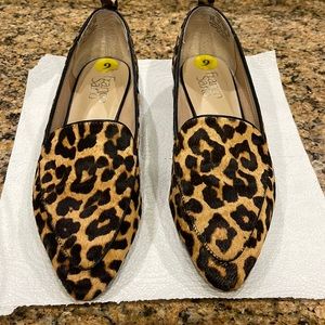 Franco Sarto animal print flats